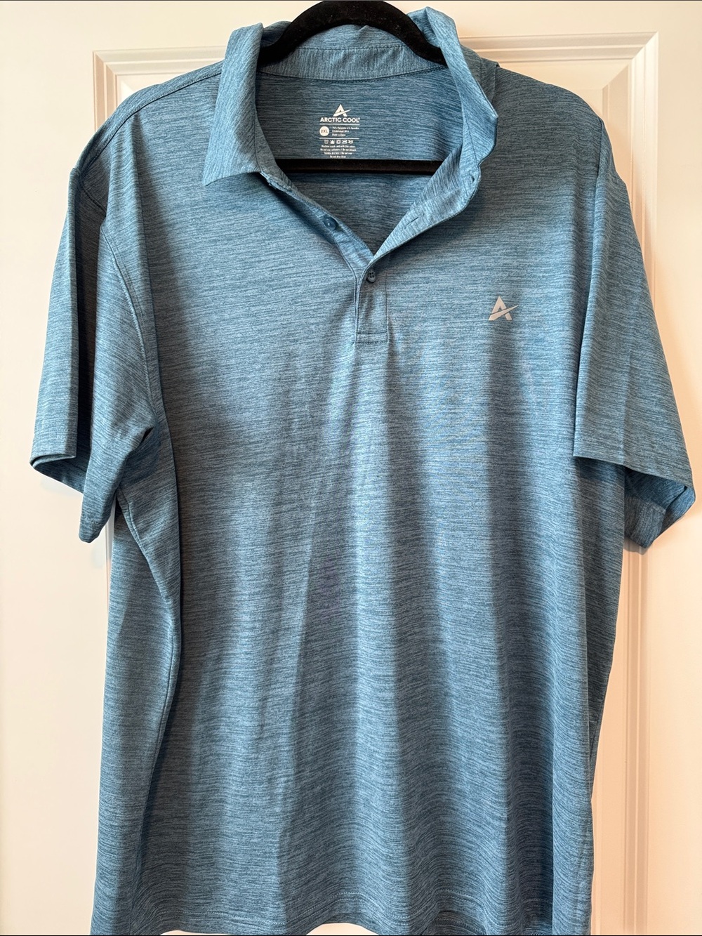 Arctic Cool - Men's Blue Heather Polo Shirt